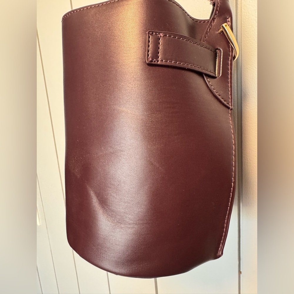 NWOT Elegant Purple Suede Women's Bag - Picture 8 of 15